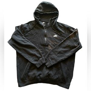Rare black Nike quarter zip hoodie. Size:XL